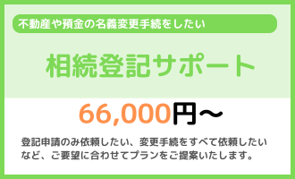 相続登記サポートに関する説明です